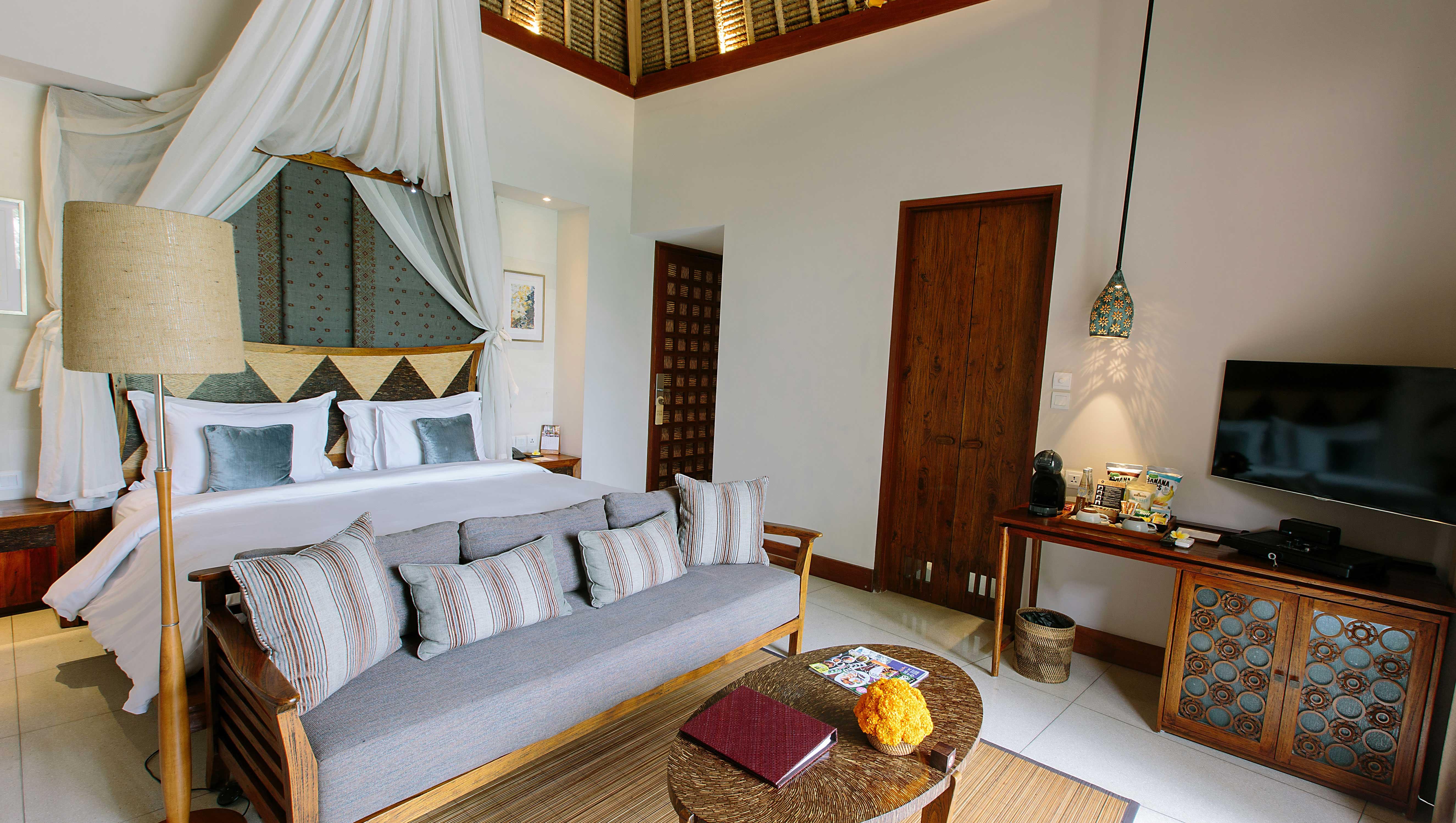 Tejaprana Resort&Spa - CHSE Certified Ubud Exterior foto A bedroom at the resort