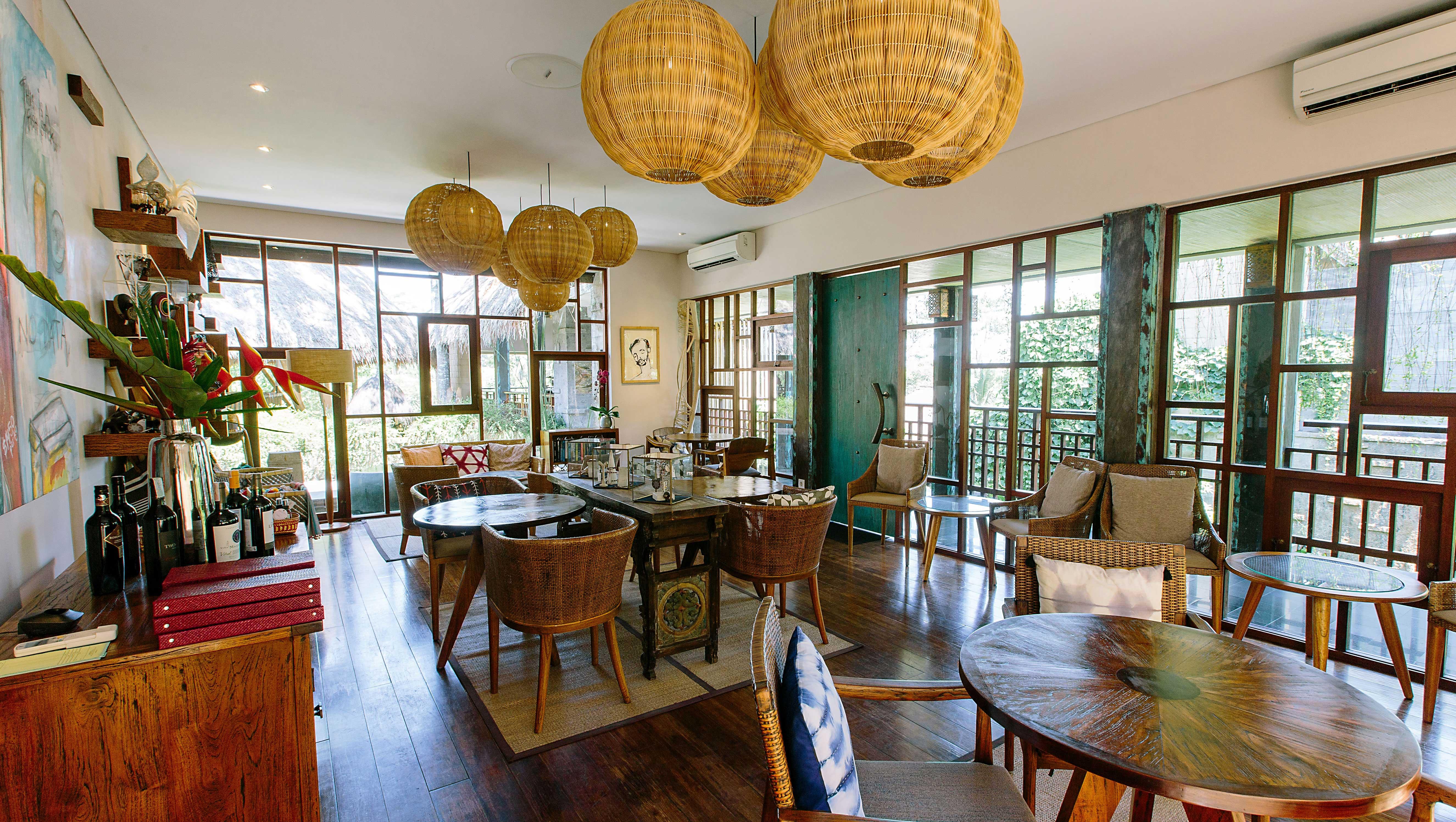Tejaprana Resort&Spa - CHSE Certified Ubud Exterior foto The restaurant at the hotel