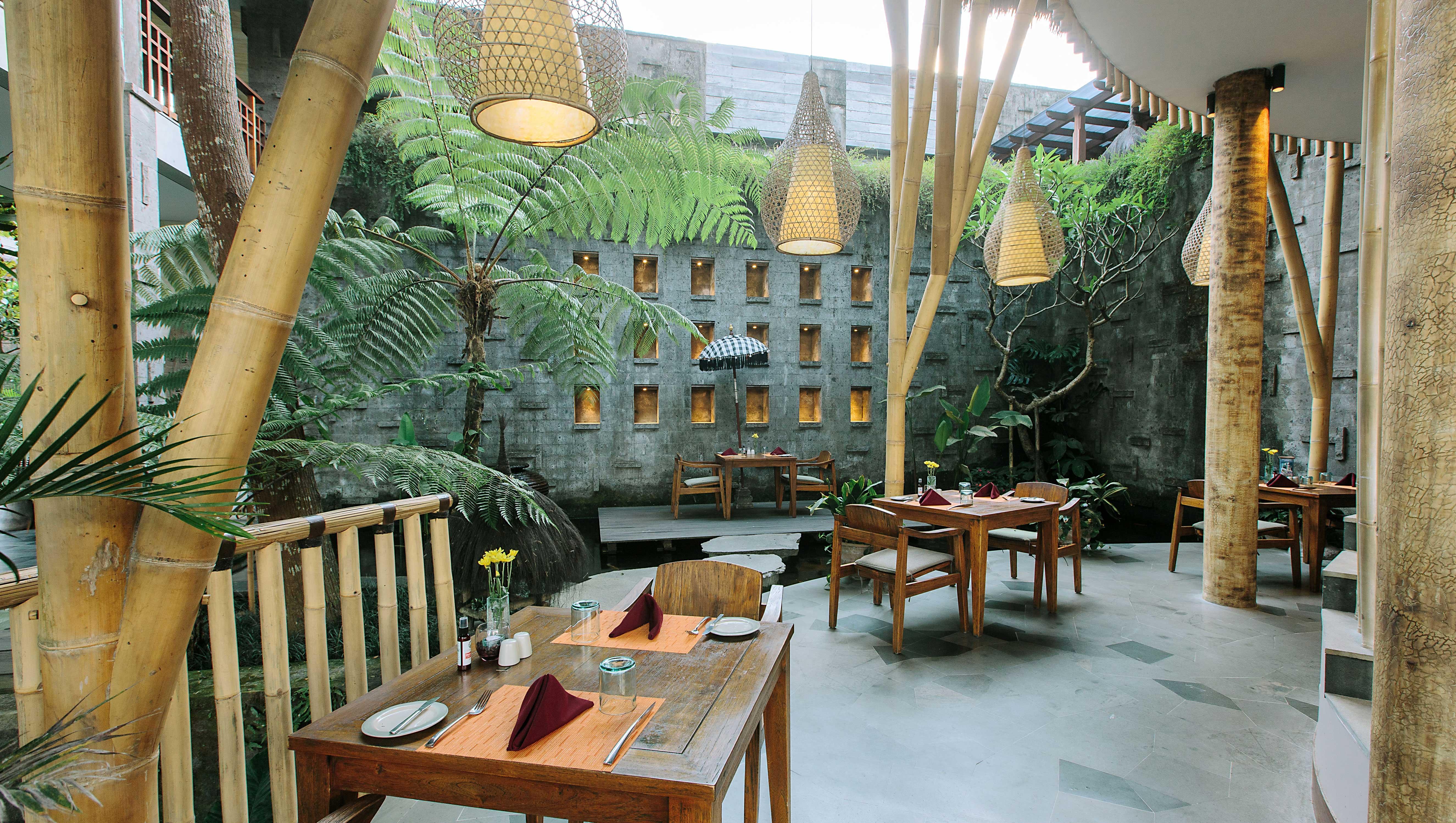 Tejaprana Resort&Spa - CHSE Certified Ubud Exterior foto The restaurant