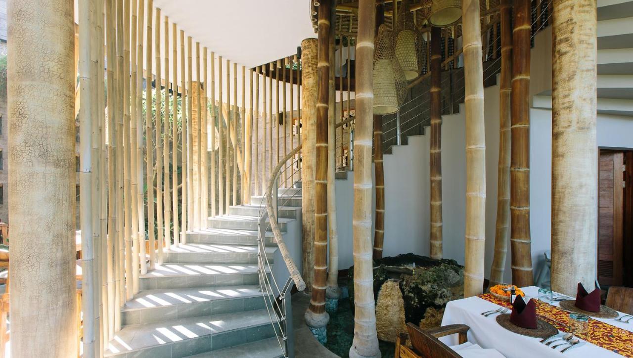 Tejaprana Resort&Spa - CHSE Certified Ubud Exterior foto Bamboo columns in a hotel
